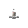 thumbnail image 3 of Master Lock TSA Approved Nickel 3 Dial Resettable Combination Luggage Lock with Metal Body, 3 of 5