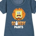 thumbnail image 3 of SpongeBob SquarePants - SpongeBob Scaredy Pants - Toddler And Youth Girls Fleece Dress, 3 of 6