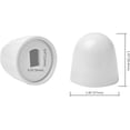 thumbnail image 3 of Lot de 4 Bouchons de Boulons de Toilette Universels, Bouchons de Boulons de Cuvette de Toilette en Plastique Rond, avec Rondelles Supplémentaires pour une Installation Facile, Hauteur de 1,44 Pouce, Couleur Blanche, 3 of 6