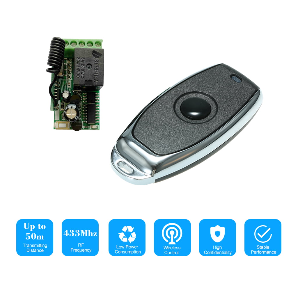 Details about  / 433MHz RF Wireless 1//2//3 Button Remote Control Switch 86 Wall Panel Transmitter