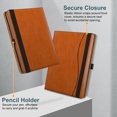 thumbnail image 7 of Fintie Case for Kindle Scribe 10.2 Inch Tablet(2022 Released)- Premium PU Leather Stand Cover Auto Sleep/Wake with Card Slot and Pen Holder, Brown, 7 of 7