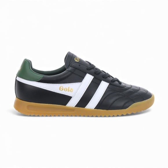 Gola Men's Stadium Black/White/Evergreen Sneakers CMB410BW<span> - </span>8 (Men's)
