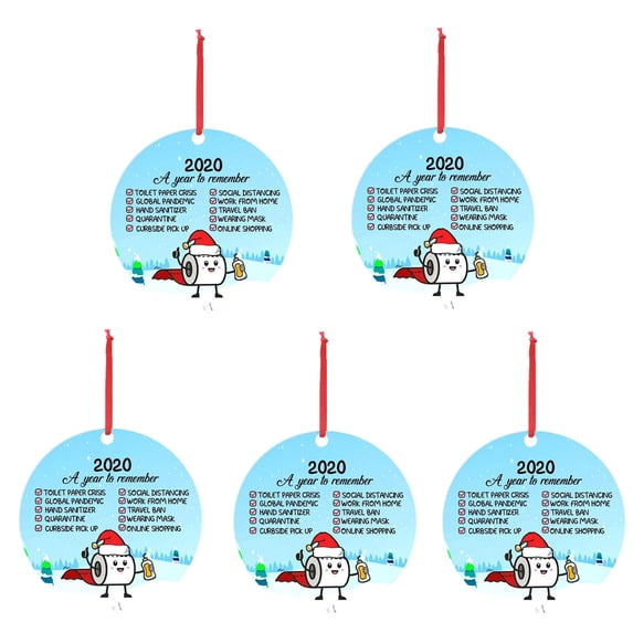 VerPetridure Personalize Shaped Embellishments Hanging Ornaments for Christmas Decoration