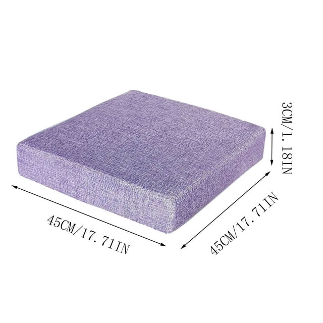 PRETXORVE Sponge Cushion Velvet Solid Sofa Cushion Window Cushion Warm and Comfortable Cushion