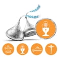 thumbnail image 1 of Darling Souvenir DIY Sacrament Baptism Theme Stickers chocolate Candy Labels 190 Pcs-Orange, 1 of 2