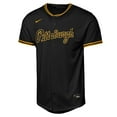 thumbnail image 2 of Youth Nike Paul Skenes Black Pittsburgh Pirates Alternate Replica Jersey, 2 of 3