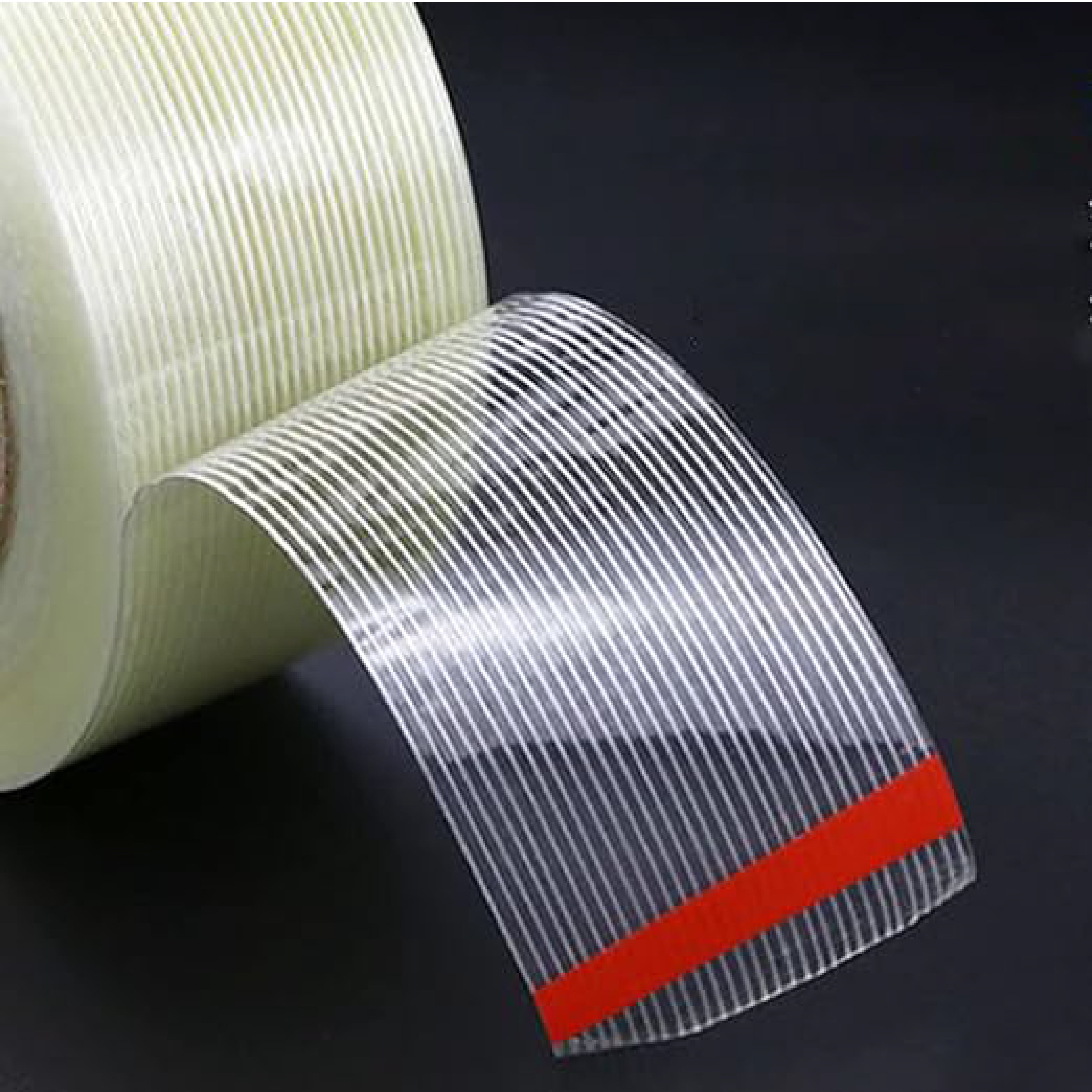 Shield 96 Rolls - 4 Mil - Reinforced Fiberglass Filament Tape Medium Grade High Tensile Strength, Industrial Purpose, Leaves no residue, 3/8" x 60 Yards, Clear
