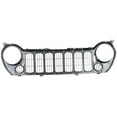 thumbnail image 4 of For 2005-2007 Liberty Grille Assembly Black & Gray Plastic CH1200290 5JJ85ZZZAF, 4 of 5