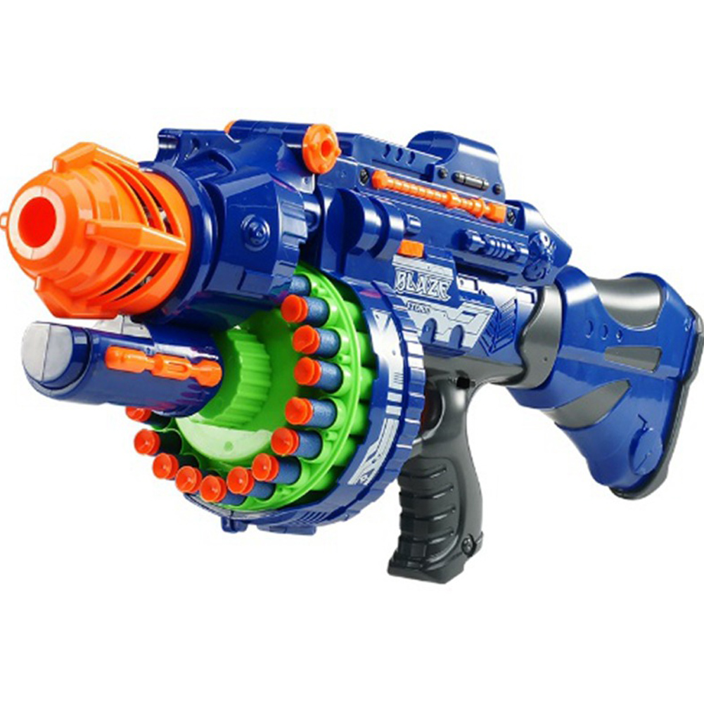 EastVita Electric Kid Peashooter Continuous Shooting Soft Ball Ejector