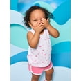 thumbnail image 3 of Garanimals Newborn, Baby & Toddler Girl Cotton Pull-On Dolphin Shorts, 3-Pack, Sizes 0-6T, 3 of 11