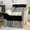 Black/Cream, variant on Fleece Throw Blanket Twin Size, Grey Soft Fluffy Twin Blanket, Fuzzy Cozy Plush Flannel Blankets for Sofa, Comfy Warm Lightweight Twin Bed Blanket Striped (Dark Gray,60x80IN)