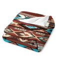 thumbnail image 3 of Bohemia Blanket Soft Throw Warm Lightweight Plush Blanket for Couch Bed Sofa, 3 of 6
