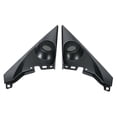 thumbnail image 5 of 1.5 Inch Pair Front Pillar Althorn Tweeter Covers Car Tweeter Refitting Speaker Boxes Mounts for 2016-2019,1 Pair x Tweeter Covers with mounting accessories,black, 5 of 5