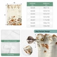 thumbnail image 6 of Vintage Floral Balloon Curtains 63 Inch Length for Living Room/Bedroom, Spring Flowers Eucalyptus Leaves Rod Pocket Privacy Door Curtains Decorative Tie Up Shade for Window 52"x63", 6 of 8