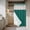 Green, variant on Peach Fuzz No Hook Shower Curtain Waterproof, Bathroom Curtains with Snap in Liners and See Through Top Window, Modern Pure Peach Fuzz Hotel Style Bathtub Curtains Shower 36"Wx72"L