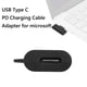 thumbnail image 1 of Convertidor de adaptador de cable de carga USB tipo C PD para Surface Pro 3 4 5 6 7, 1 of 4