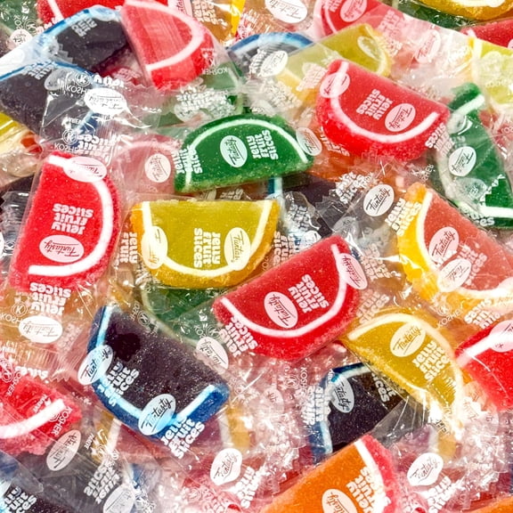 Funtasty Jelly Slices Assorted Fruit Flavored Candy, Pack 2 Pounds