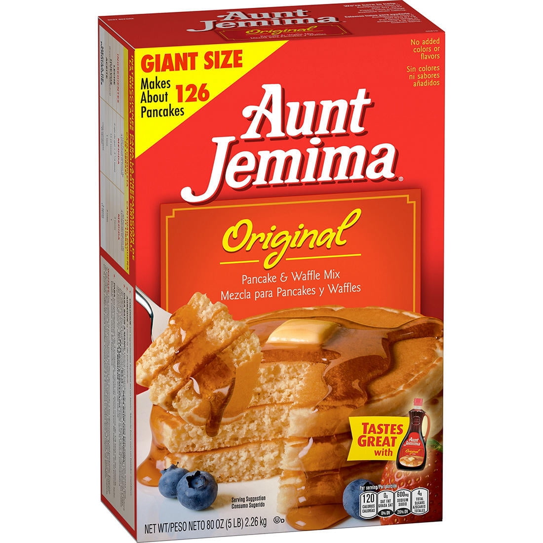 aunt jemima recipe for 2 pancakes