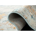 thumbnail image 6 of SAFAVIEH Madison Clyde Vintage Abstract Area Rug, Light Blue/Beige, 3' x 5', 6 of 8