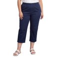 thumbnail image 3 of (2 pack) Turtle Bay New York Women's Elastic Waist Pull On Stretch Twill Capri with side pockets (Plus Sizes), 3 of 12