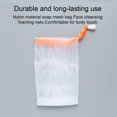 thumbnail image 4 of kurtrusly Gel Soap Bags Facial Bath Face Cleaning Tool Bubble Net Handmade Foaming Drawstring Bag Delicate Supplies Orange 1Set, 4 of 6