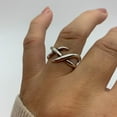thumbnail image 6 of LD DESIGNS Chunky Silver Thumb Ring-Multi Layer -Dainty Ring For Women-Mothers Day Gift, 6 of 8