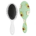 thumbnail image 2 of Fresh Avocado Hair Brush - Ergonomic Handle for Easy Grip, Gentle Detangler for All Hair Types, 2 of 4