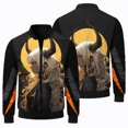 thumbnail image 2 of Chaqueta de invierno para hombre, cortavientos, moda, estampado de personajes de dibujos animados en 3D, chaqueta de vuelo, ropa deportiva para exteriores para correr para hombre, 2 of 5