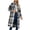 Black, variant on Brilliant Plus Size Clearance Womens Button Down Flannel Plaid Shirts Mid Long Casual Boyfriend Buffalo Pockets Shirt Jacket Shacket Brown XXXL