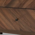thumbnail image 5 of Baxton Studio Hartman Mid-Century Modern Walnut Brown Finished Wood 3-Drawer Storage Chest, 5 of 7
