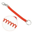 thumbnail image 5 of Uxcell 6.7" Spiral Retractable Spring Coil Keychain, 6 Pack, Red Yellow Blue, 5 of 6