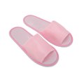 thumbnail image 2 of Unique Bargains 1 Pair Disposable Slippers Foldable Breathable Mesh Hotel Slippers Pink, 2 of 5