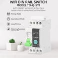 thumbnail image 3 of TUYA WIFI Mini Home Circuit Breaker 1P 32A DIN Rail Funciona con Alexa Google Home, 3 of 6