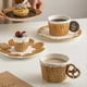 thumbnail image 4 of de Agua Creativa para Galletas, de CeráMica , de Café, Té de la Tarde para Oficina, de Leche para Desayuno en Casa, Verde, Manejar Redondo, 4 of 6
