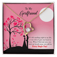 thumbnail image 4 of To My Girlfriend I Gave my Heart to You Forever Necklace w Message Card, 4 of 20