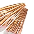thumbnail image 6 of Doll 10 Beauty Brushes Make up Pallet Vegan Makeup Brushes Hard Brush for Hair Foundation Makeup Brush Flat Top for Face Top Concealer Sponge with Handle Angled Brush Eyebrow Brushes for, 6 of 6