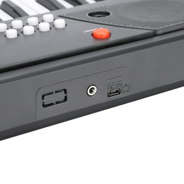 Piano electrónico portátil ANGGREK Micrófono Teclado electrónico para bebés