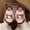 red-1, variant on Furry Slippers Fluffy Soft Warm House Shoes Cute Slides Non-Slip Comfortable Indoor Footwear for Women