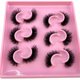 thumbnail image 3 of Pestañas postizas HBZGTLAD, 6 pares, esponjosas, naturales, de visón 3D, 3 of 6