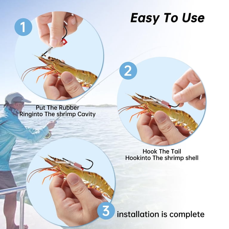 bass fishing with shrimp lures Pre-Rigged Soft and snook Throwing Shrimp for Stripers: A