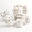 Garden, variant on Garden Porcelain Tea Set with Metal Holder, 23 Piece Cup Saucer and Serveware Set