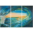 thumbnail image 2 of Safavieh Blue Grotto Triptych Wall Art, Assorted, 2 of 4