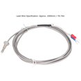 thumbnail image 3 of Veeki Screw Probe Temperature Sensor J Type Thermocouple 2 Meters Cable Temperature Range: 0~750℃ WRNJ-M6-051601, 3 of 5