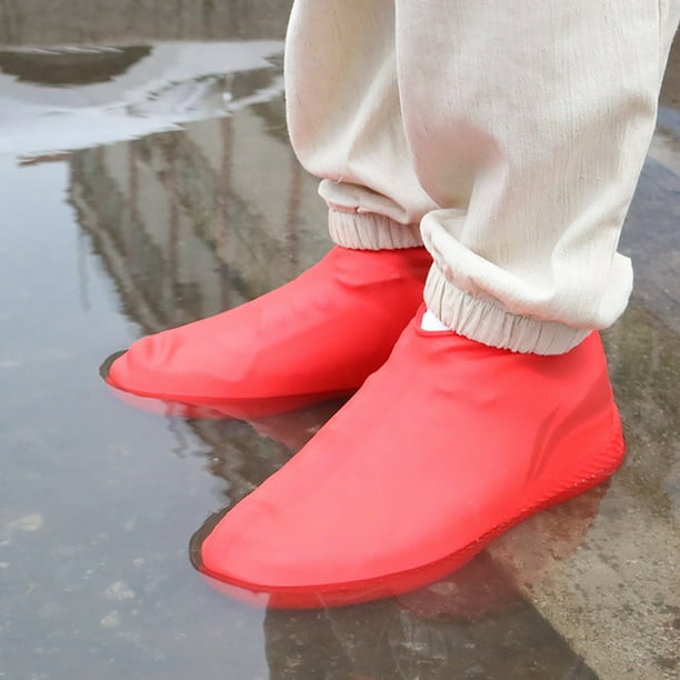 Chaussures de pluie en Silicone Recyclable  1 paire de surchaussures à la  mode, réutilisables, imperméables