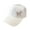 WHITE, variant on Women's Butterfly Rhinestone Baseball Cap Adjustable Bling Sun Hat for Women Fashion Hip Hop Hat with Studded Design