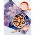thumbnail image 3 of Vintage Hydrangea Kitchen Dish Towels for Drying Dishes Set of 3, Spring Purple Flowers Garden Plants Waffle Weave Microfiber Hand Tea Bathroom Towels Quick Dry & Absorbent Towel 12x12, 3 of 7