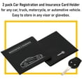 CANOPUS Car Registration and Insurance Holder, Car Document Holder