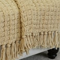 thumbnail image 7 of Home Soft Things Space Yarn Throw - Light Camel - 60" x 80" Jumbo, 7 of 7