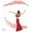 #10, variant on 2Pcs Silk Veil with 2Pcs Poi Ball Belly Dance Poi Streamer Throw Ball in Haka Dance and Polynesian Dances,#24