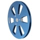 thumbnail image 5 of Carrete De Recogida Vacío, Carrete Vacío De aleación De Aluminio De 6 Orificios De 1/4 Y 7 Pulgadas Para Reproductor De Cinta De Carrete A Carrete, 5 of 7